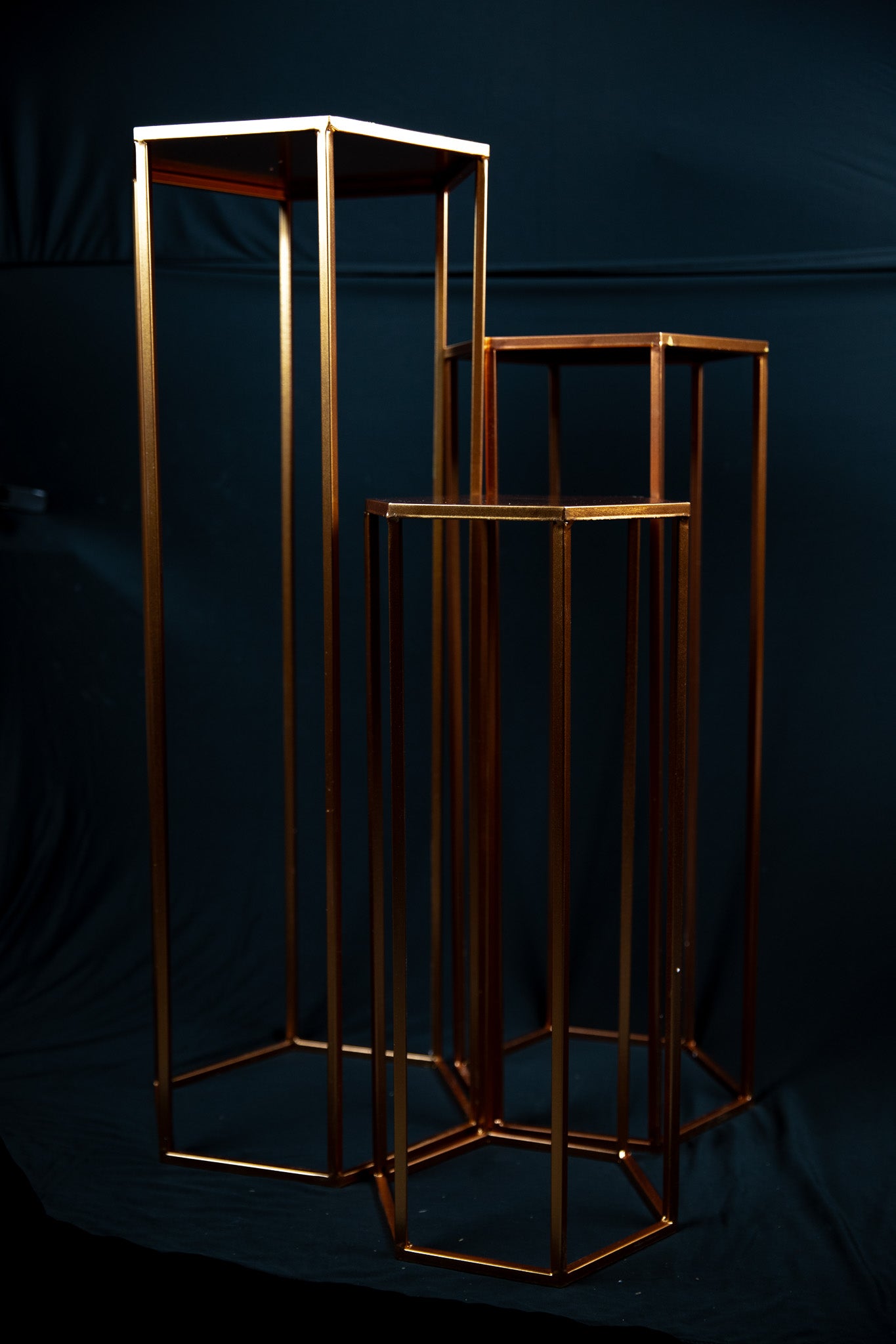 Rose Gold Plant Stands