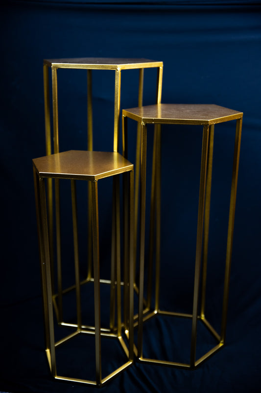 Gold Plant Stands