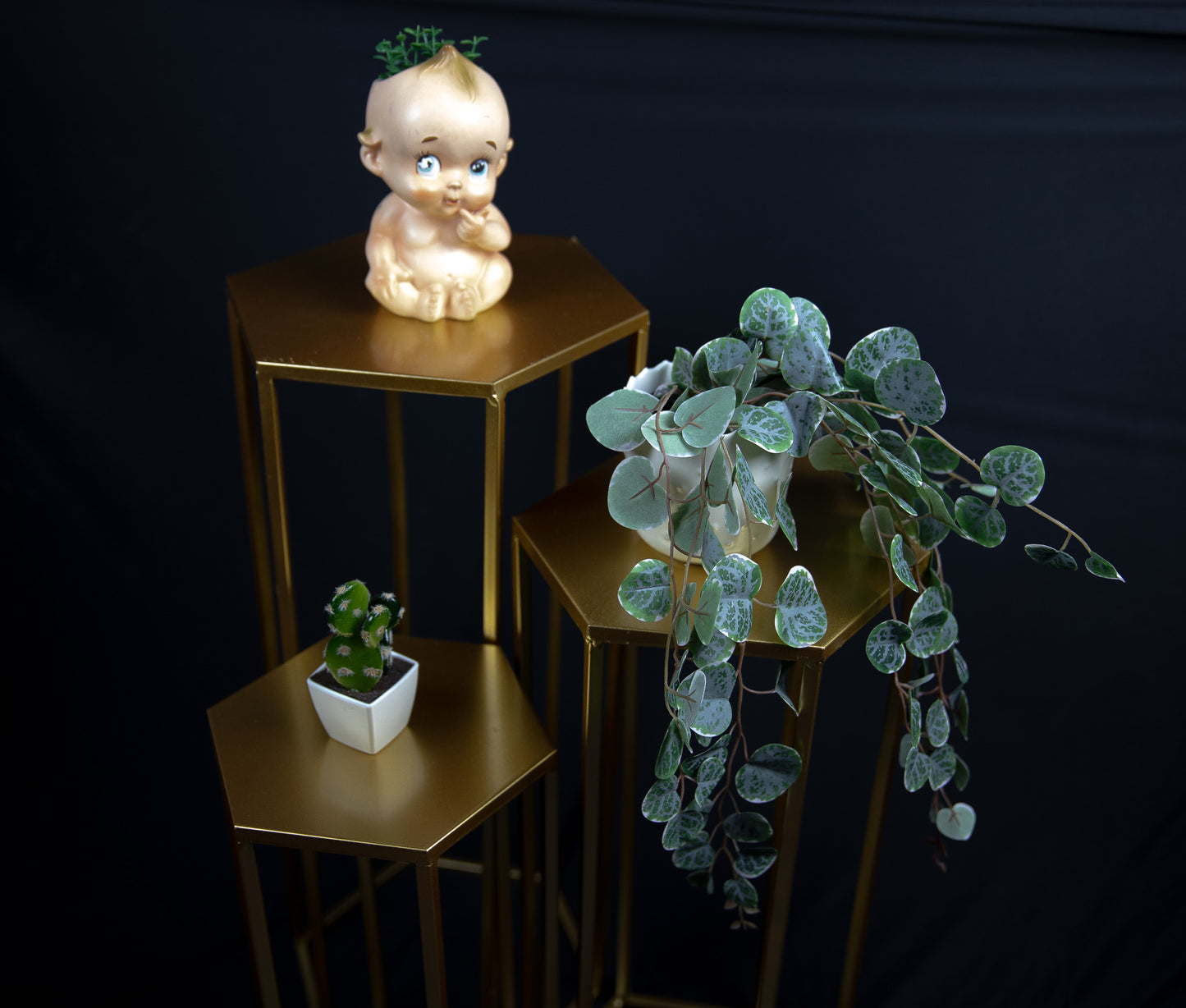 Gold Plant Stands